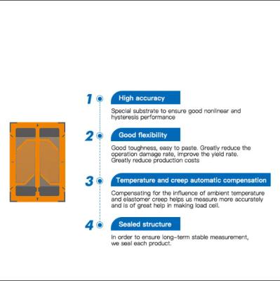 중국 Ruijia Pressure Transducer Sensor Stacked Planar Rosette Strain Gauge ODM&OEM 판매용