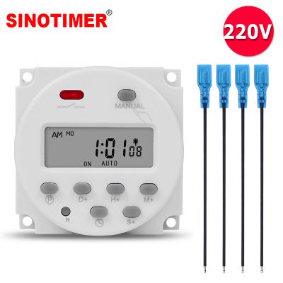 China Auto Timing Control Tools CN101 Indoor Outdoor Programmable Relay For Lights, Fans Heater, Air Conditioner CN101S AC 220V Timer 1 Second Time Interval for sale