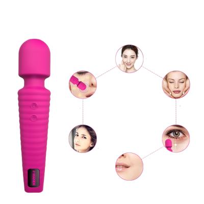 China Wireless Body Handheld Vibration Magic Wand Massager For Back Body Mini Waterproof Massage Gun Neck Shoulder for sale