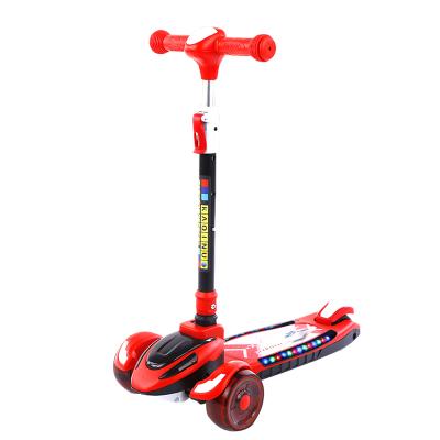 China High Quality PU Light Wheel Kids Toy Cheap Adjustable Height Kid Kick Scooters Smoking 3 Wheels Foot Kids Scooters For Children Christmas Gift for sale