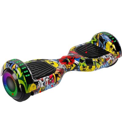 China Speaker +led lights high quality hot wholesale fast powerful self balancing scooter 6.5 inch two wheels electric balance scooters skateboard for sale