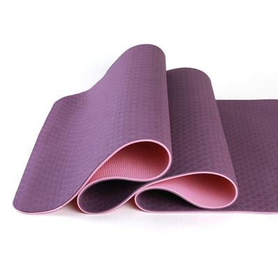 China Xiamen Factory Eco-Friendly Manufacturer Dual Color Private Label Tape Eco Friendly Yoga Mat for sale