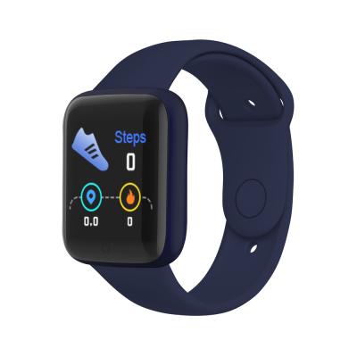 China Sport Fitness Smart Phone Wrist Touch Screen Silica Gel Multiple Color Smart Watch for sale