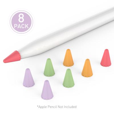 China Colorful Silicone AhaStyle PT107 Silicone Seed Cover For Apple Pencil 1&2 for sale