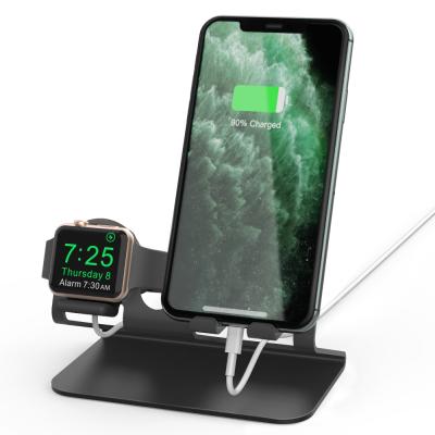 China Stable support for iWatch & AhaStyle iPhone stand extremely stable aluminum stand for smartphone and all Apple Watch models for sale