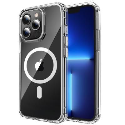 China AhaStyle Shockproof Shockproof Hybrid Clear Magnetic Magnetic Transparent Phone Cases For iPhone 13 Mini Pro Max for sale