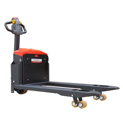 Cina Lithium Battery Powered Operated Electric Walking Pallet Stacker Trucks in vendita