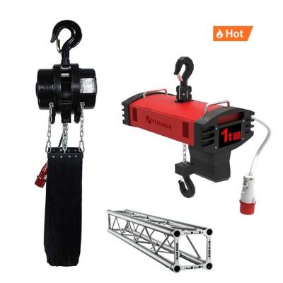 중국 Aluminum Truss Stage Chain Hoist Programmable Silent Electric Chain Hoist 판매용