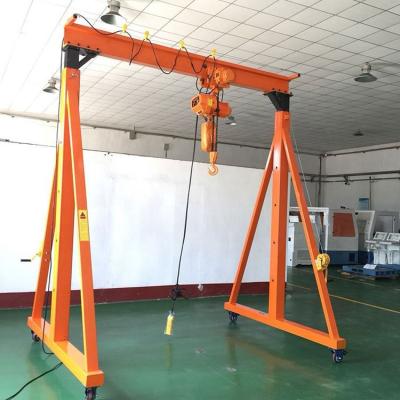 China Warehous Single Beam Gantry Crane Hoist  2000 Lbs Te koop