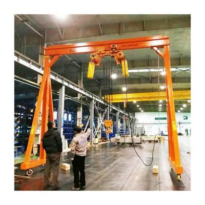 Κίνα Mobile Single Beam Gantry Crane 5 Ton Harga Hoist Crane προς πώληση