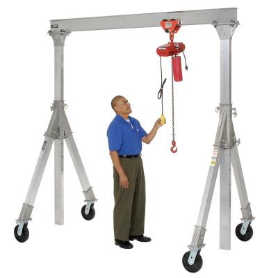 Chine Portable Mobile Gantry Cranes Lighweight Aluminimum Gantry Crane à vendre