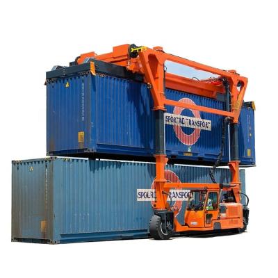 China Combilift Rubber Container Straddle Carrier 50ton Shipping Container Carrier zu verkaufen