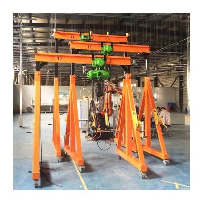 China 5 Ton Lower Frame Hoist Gantry Crane Self Propelled Manufacturing Plant Mechanical Workshop for sale