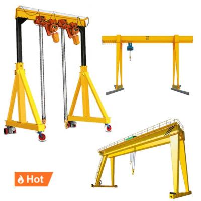 China 10ton Motor Hydraulic Gantry Crane Motorized Wheel Gantry Crane à venda