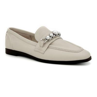 China Slip On Flat Leather Loafers Vrouwen Met EVA Insole Leer Lining Te koop