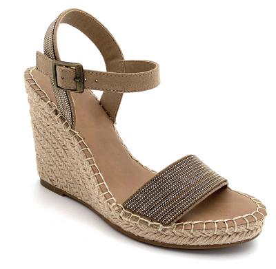 China Stylish Womens Espadrilles Shoes Comfortable With Canvas Upper Material for sale