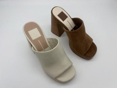 Κίνα OEM ODM Γυναίκες Mule Heels Δερμάτινο Υλικό Επάνω Για Τυπικές Συνελεύσεις προς πώληση