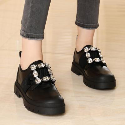 China Ronde teen dames Flat Loafer schoenen Slip On Type Voor alle seizoenen OEM Te koop