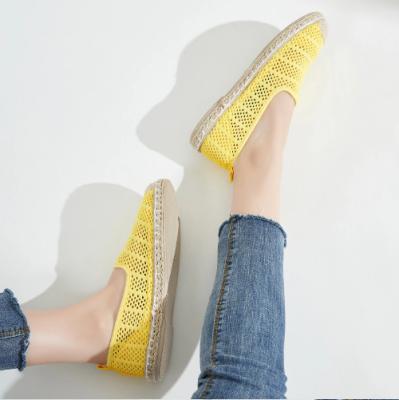 China Solid Pattern Espadrille High Heel Sandals Comfortable For Casual Outings for sale