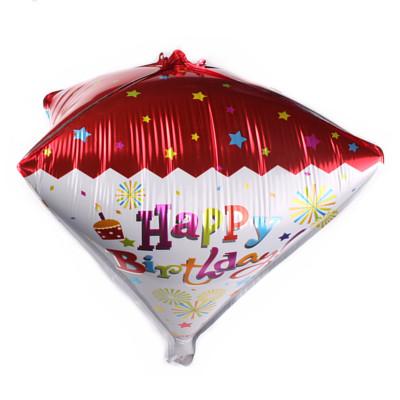 China Gift Toy Party/Happy Birthday Cube Helium Foil Balloons 3D Party Decorations For Birthday Party Decorations Supplies for sale