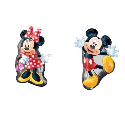 China Happy Minnie Party Shaped Foil Balloon Cartoon Mickey Mouse Balloons for sale