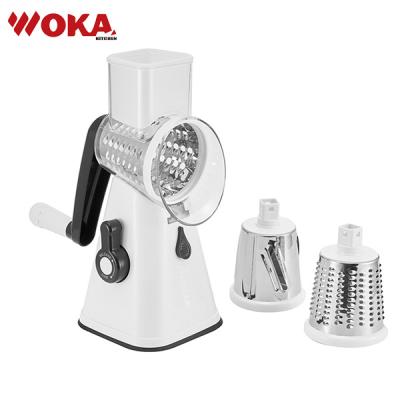 China Sustainable Fruit Cut Salad Maker Tools Machine Rotary Vegetable Slicer Salad Maker for sale