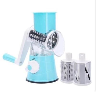 China Viable Multifunctional Kitchen Accessories Round Mandoline Drum Cheese Rotary Garter Vegetable Grater for sale