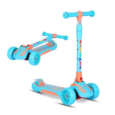 China High Quality Kick Scooter Kids Led Lightweight Three Wheel Kids Push Scooter for sale