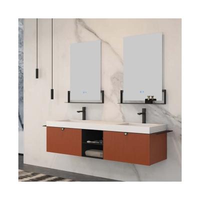 China Modern Professional Manufacture Custom Hanging Cabinet Bathroom Sink for sale