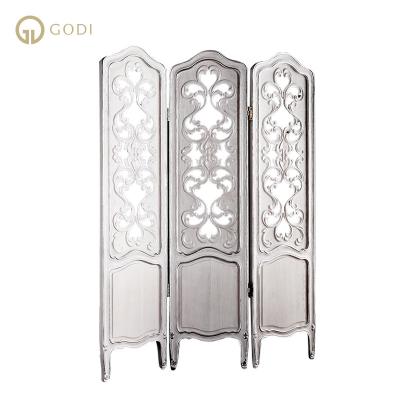 China New Type Modern Room Dividers Attractive Price Decorative Wooden Folding Screen for sale