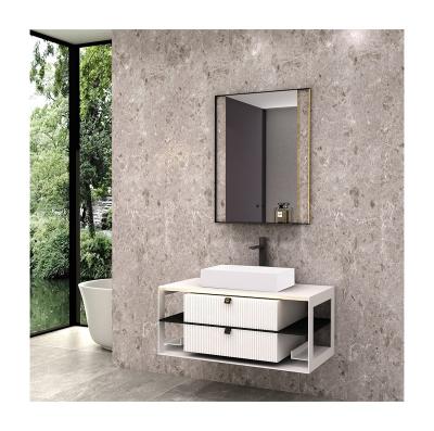 China Minimalist Modern Italian Modular Wall Mounted Vanity GD2-970 and Entrance-Luxury Aesthetic Style Bathroom Cabinet for sale