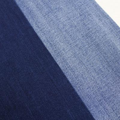 China Shrink-Resistant Blue Washed Stretch Denim Fabric For Jeans for sale