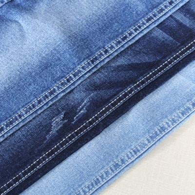 China 2% Spandex Denim Fabric 4 oz 98% Cotton 2% Elastane Custom Denim Shrink-Resistant for sale