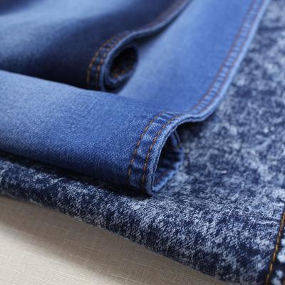 China Shrink-Resistant Fabric Cotton Polyester Spandex Thread Dyed Organic Cotton Denim for sale