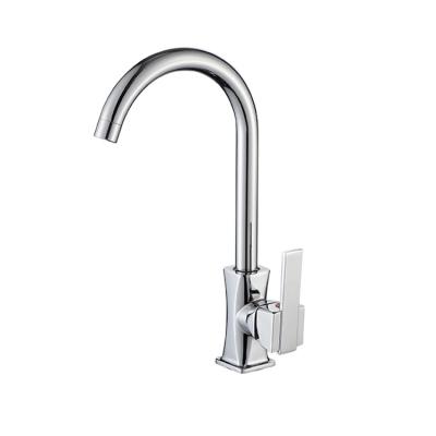 China Factory Direct High Quality Single Handle Metered Faucets 360 Degree Rotation Chrome Kitchen Faucet for sale