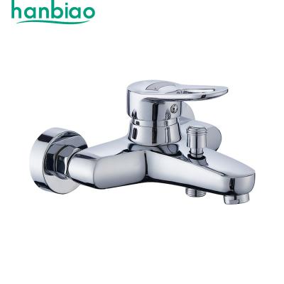 China High Quality Low Price Zinc Body Bathroom Tub Faucet Wall Mounted Cold And Hot Mixer Tap Shower Slide Bar Factory Supplier for sale