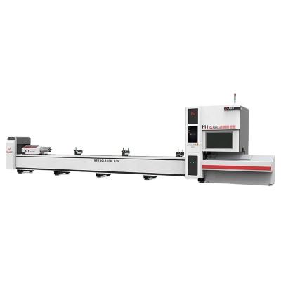 China SERVOMOTOR tube fiber laser cutting equipment for cutting carbon stainless steel sheet metal cnc fiber laser cutting steel tube machine for sale