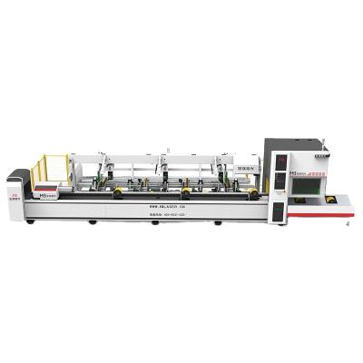 China Automated Loading Stainless Laser Pipe Laser Cutting Machine with fscut5000B High Quality Auto Loading System for sale