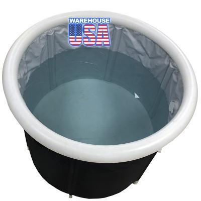 China Size Ice Barrel Bath Club Customized Inflatable Cold Tub Inflatable Portable for sale