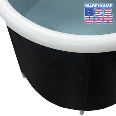 China Sports Water Cold Inflatable Sports Rescue Dip Ice Therapy Bath Full-Portable PVC Ice Bath With Insulated Lid For Cold for sale