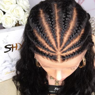 China HD SHADY Kinky Curly Lace Up New Single Knots 13A Raw Hair 13x6 Lace Front Film Lace Wig With Fake Scalp for sale