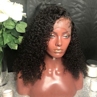 China Jerry Curl Full Lace Wig Texture 13*4 &13*6 Curly Lace Front Wigs Virgin Hair For Women for sale