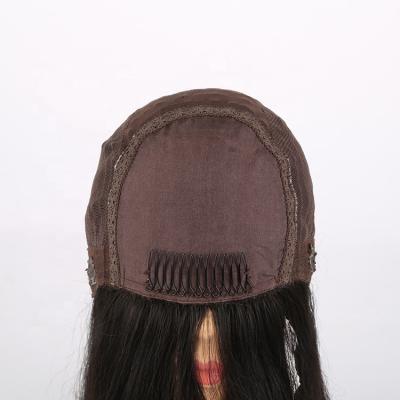 China Wholesale Good Quality 180% Density #2 European Jewish Color Straight Wig Kosher Wigs for sale