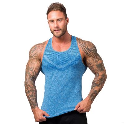 Κίνα High Quality Men's Running Basketball Fitness T-shirt Running Men's Tank Top Vest QUICK DRY προς πώληση