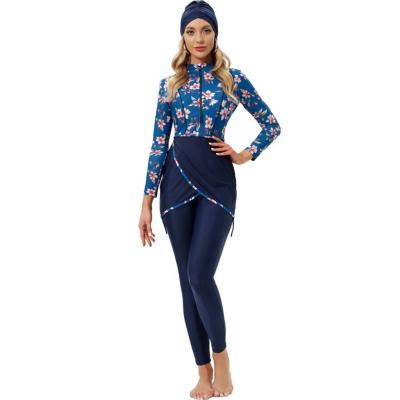 China Breathable Muslim Swimwear for Women Plus Size, Modest Islamic Arabic Swimwear Burkini Hijab for sale