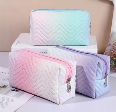 China Durable Custom Makeup Bag Custom Logo Candy Color Storage Mini Makeup Bag Professional Makeup Bag for sale