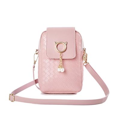 China 2023 Summer New Fashion Women Phone Bag Single Ladies Shoulder Bags PU Leather Cross - Body Bag for sale