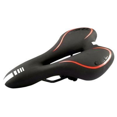 China Ergonomics/shock absorption/breathable/comfortable bicycle seat bicycle cushion thickened silicone soft saddle seat for sale