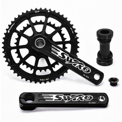 China Aluminum Alloy SWTXO 12 Speed ​​Road Bike Cavity Integrated Crank Sprocket 34T/50T Double Disc Crank Explosion for sale