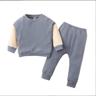 China 2021 Hot Selling Boy Kids Pants Autumn Set Clothing Casual Girl Sweater Winter Suit Cotton Children's Casual Outfit for sale